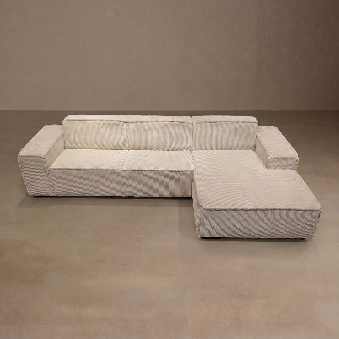 Hoekbank Modena Beige Rechts