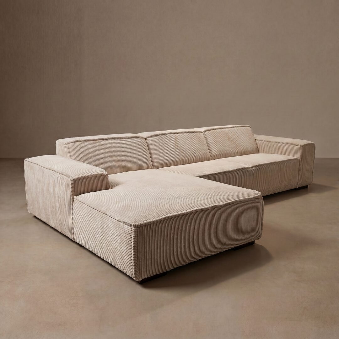 Hoekbank Modena Beige Links