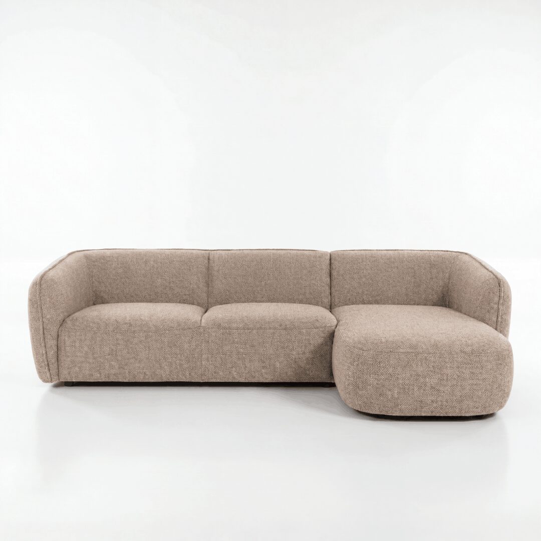 Hoekbank Elba Beige Rechts