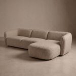 Hoekbank Elba Beige Rechts