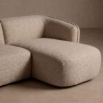 Hoekbank Elba Beige Rechts
