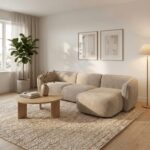 Hoekbank Elba Beige Rechts