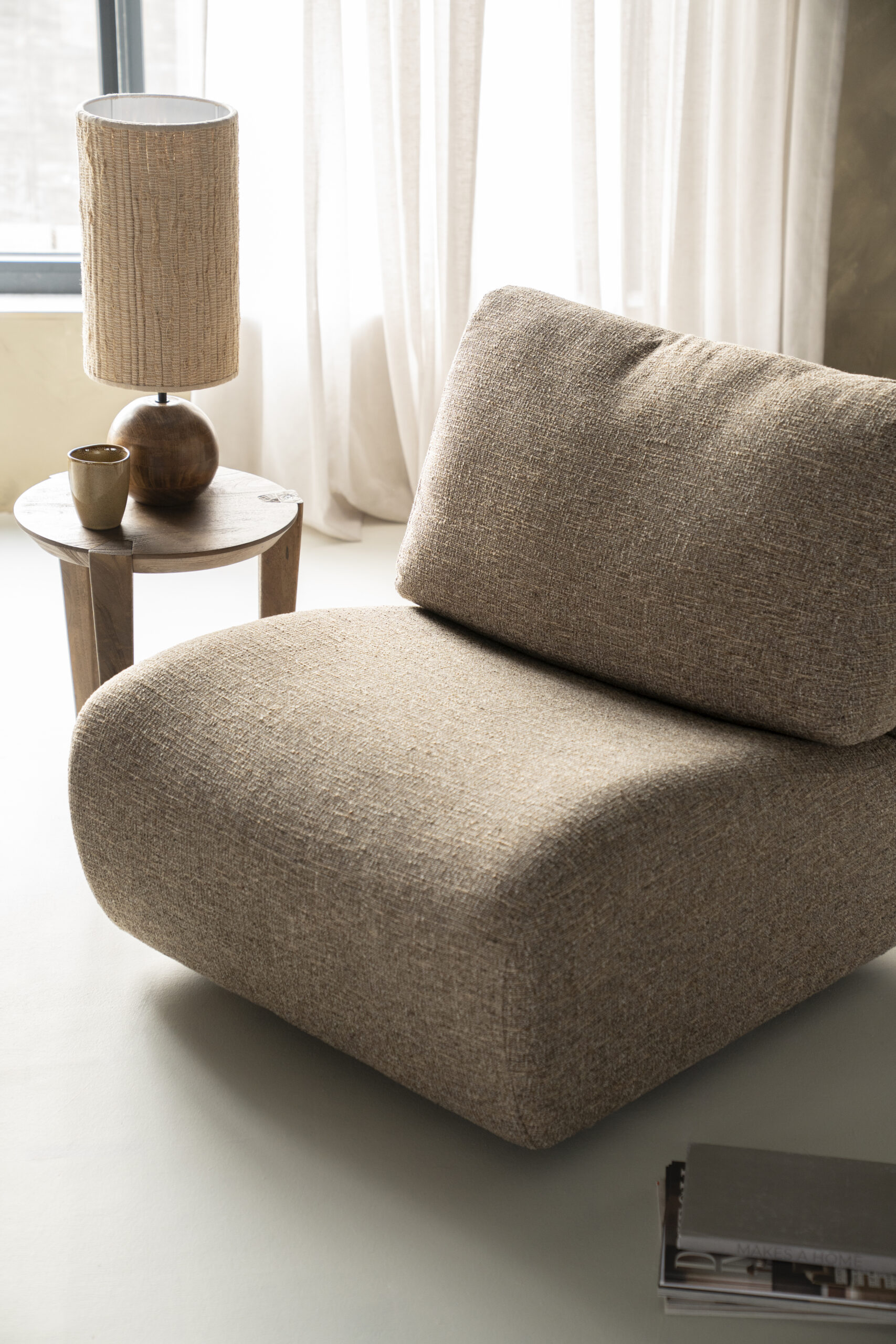 Fauteuil Lucia | Bruin