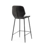 Barstoel Seashell high | Zwart