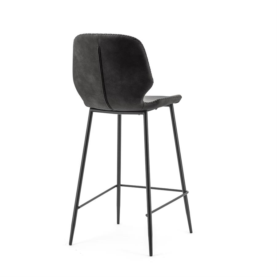 Barstoel Seashell high | Zwart