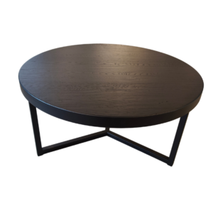 Salontafel Graz Zwart ø80x40cm