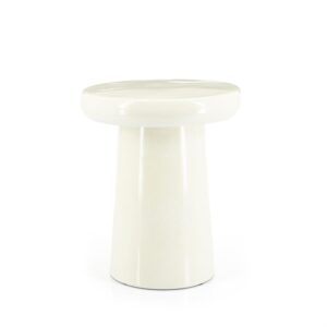 Bijzettafel Glaze crème | Beige