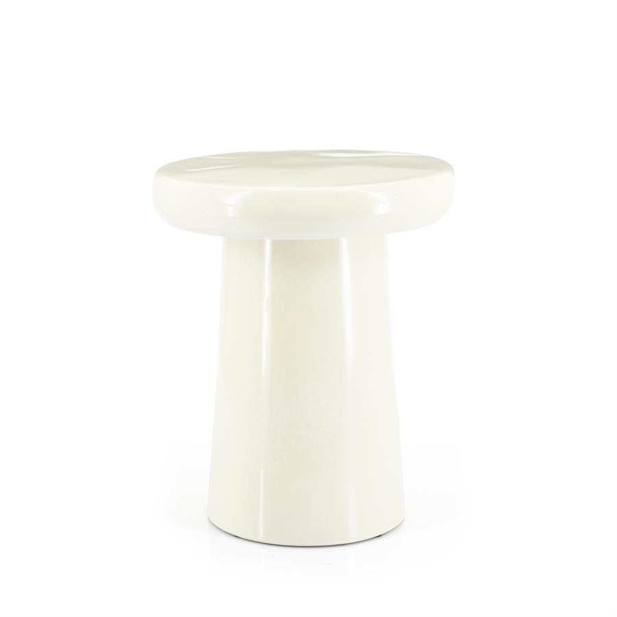 Bijzettafel Glaze crème | Beige
