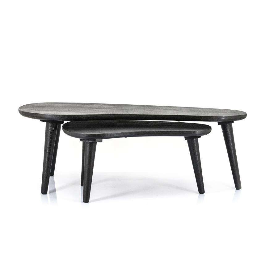 Salontafel Guus (set of 2) | Zwart