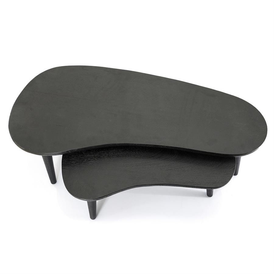 Salontafel Guus (set of 2) | Zwart
