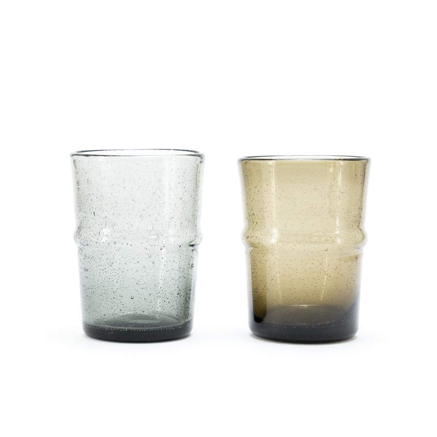 Drinkglas Bubble Klein | Grijs