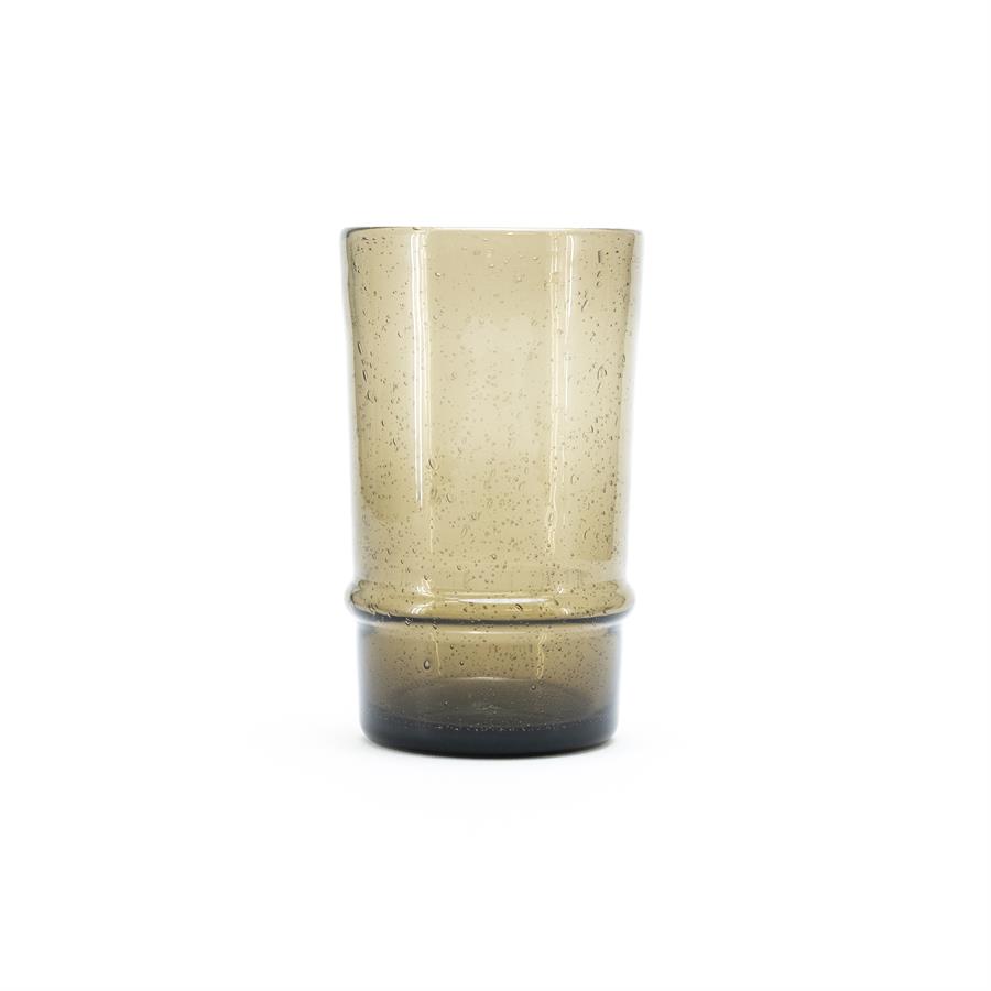 Drinkglas Bubble Groot | Bruin