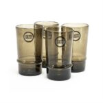 Drinkglas Bubble Groot | Bruin