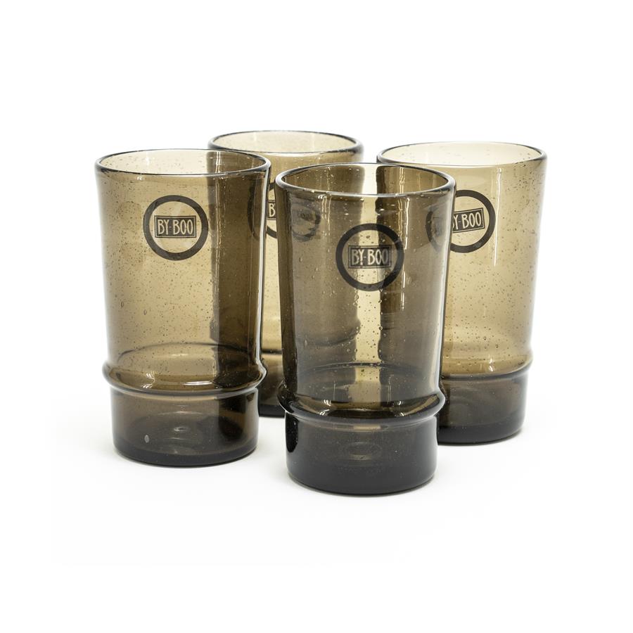 Drinkglas Bubble Groot | Bruin