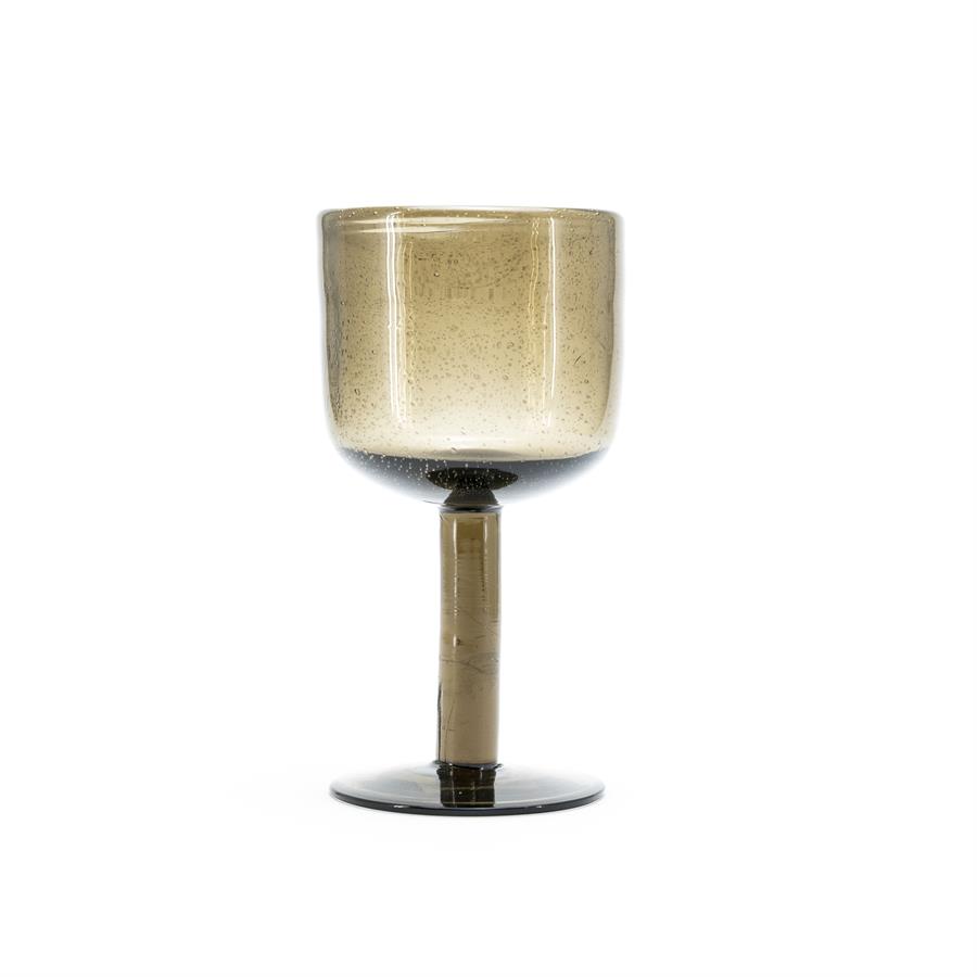 Wijnglas Bubble | Bruin