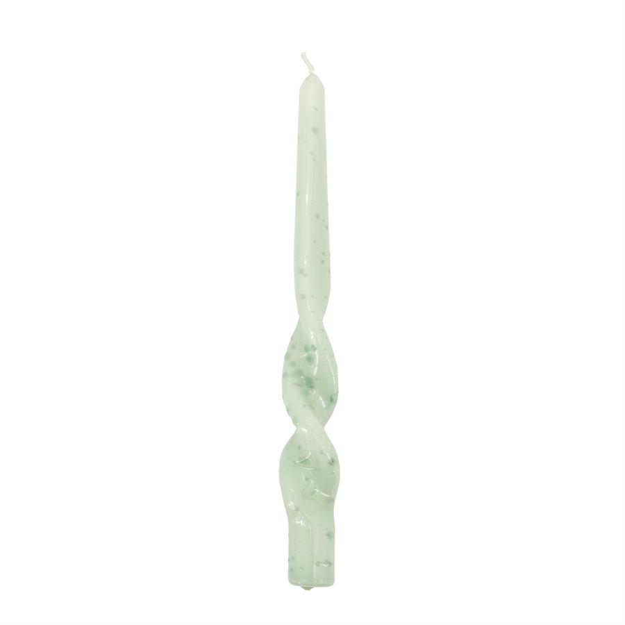 Kaars Swirly Groen (pack of 4) | Groen