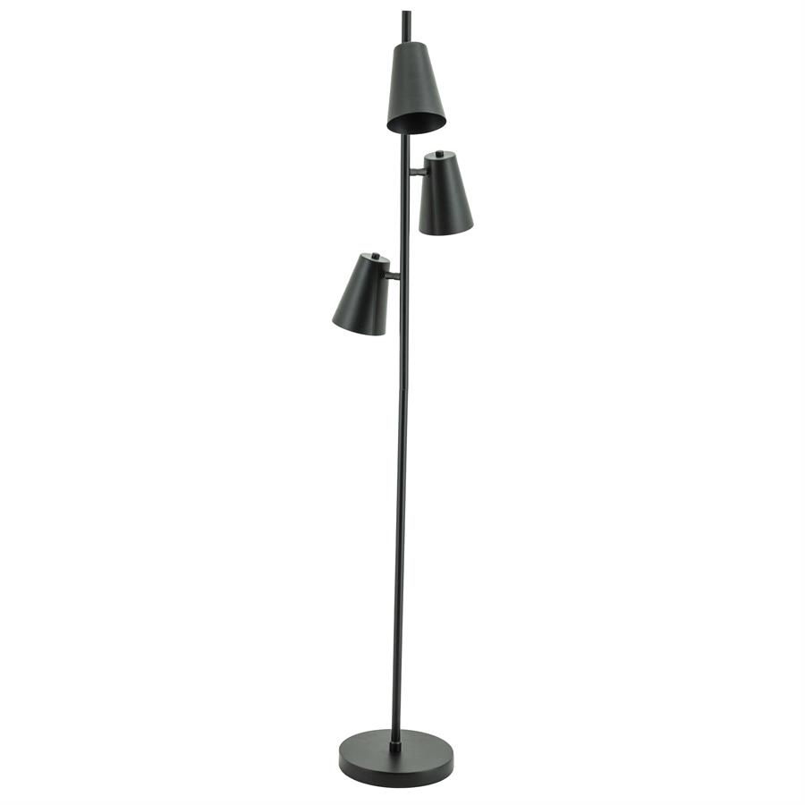 Vloerlamp Cole | Zwart