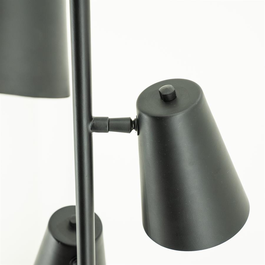 Vloerlamp Cole | Zwart