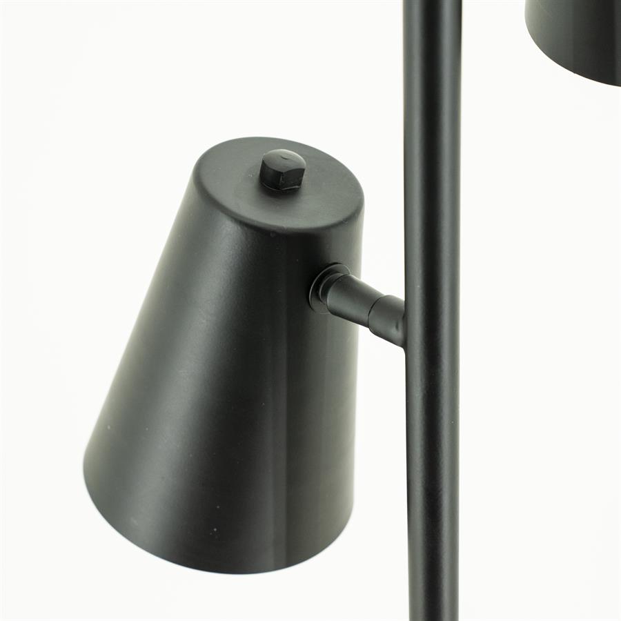 Vloerlamp Cole | Zwart