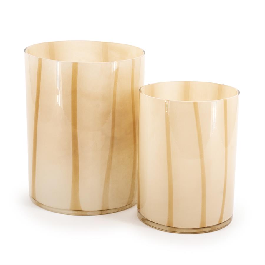 Windlicht Niala Groot | Beige