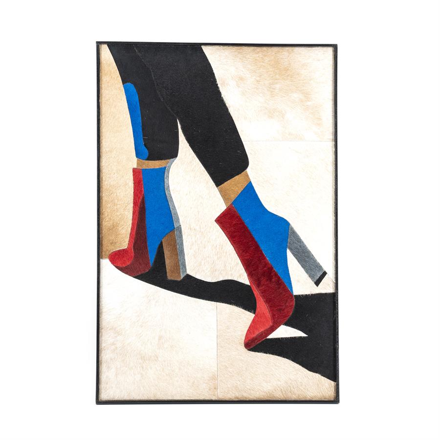 Wanddeco Heels | Veelkleurig