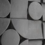 Wanddeco Hills | Zwart