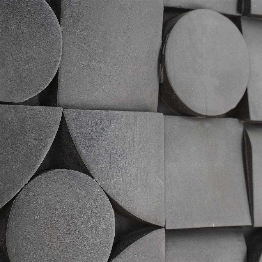 Wanddeco Hills | Zwart
