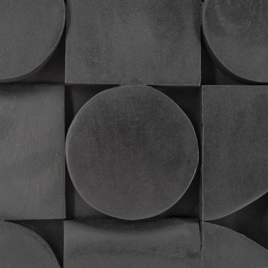 Wanddeco Hills | Zwart