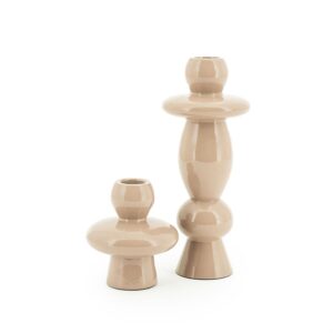 Kandelaar Barolo (set of 2) old pink | Roze