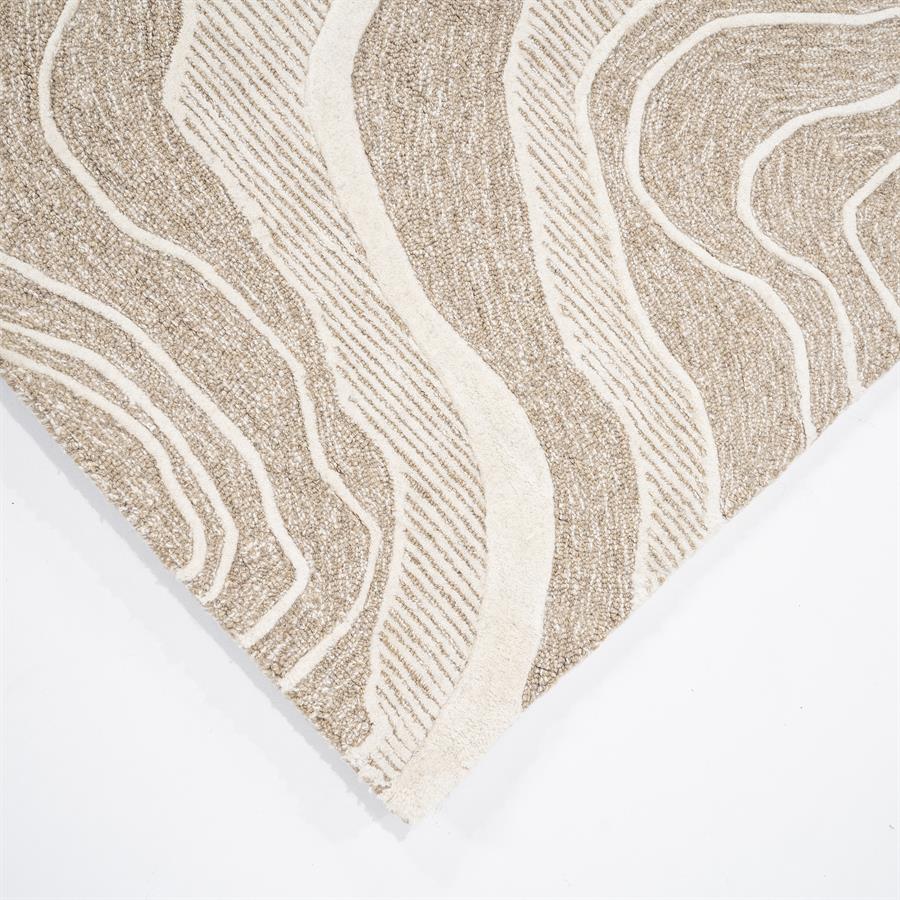 Vloerkleed Soil 190×290 cm | Beige