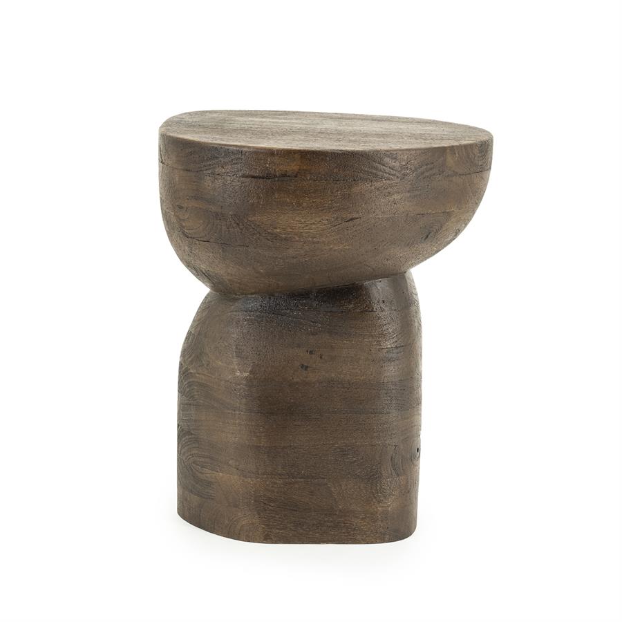 Bijzettafel Cobble | Bruin