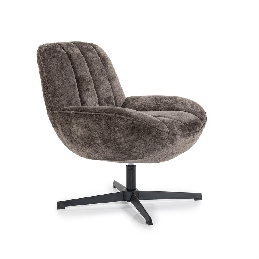 Fauteuil Derby | Draaibaar | Bruin