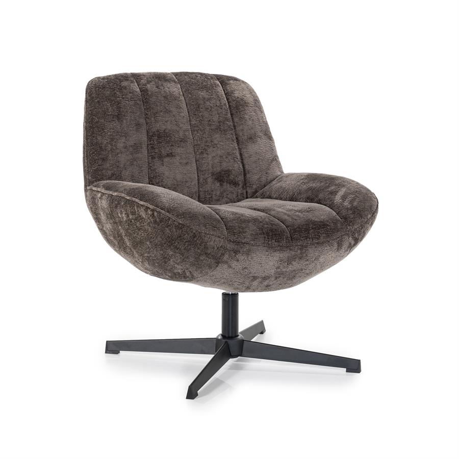 Fauteuil Derby | Draaibaar | Bruin