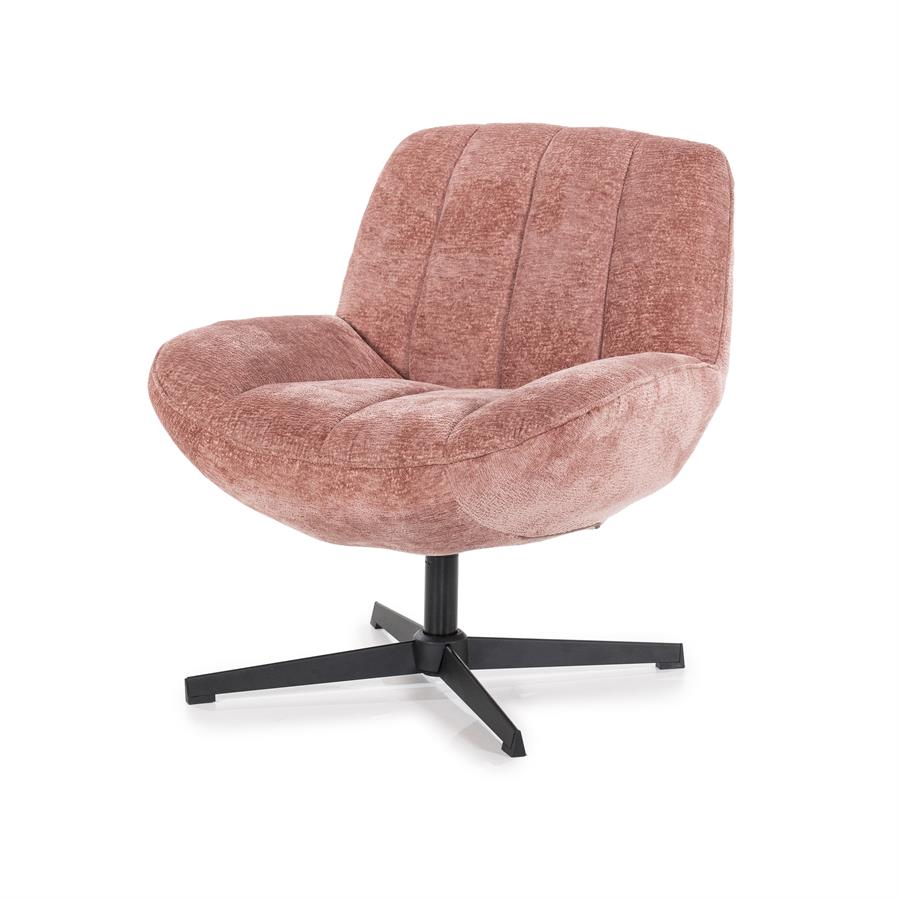 Fauteuil Derby | Draaibaar | Roze