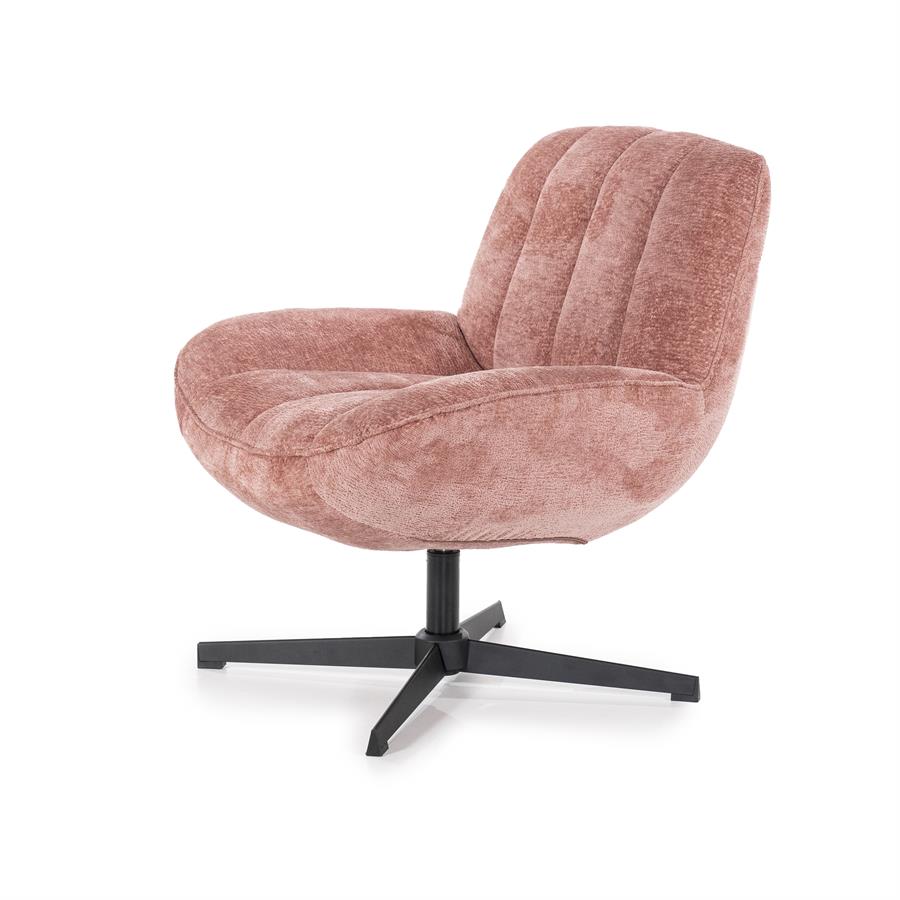 Fauteuil Derby | Draaibaar | Roze