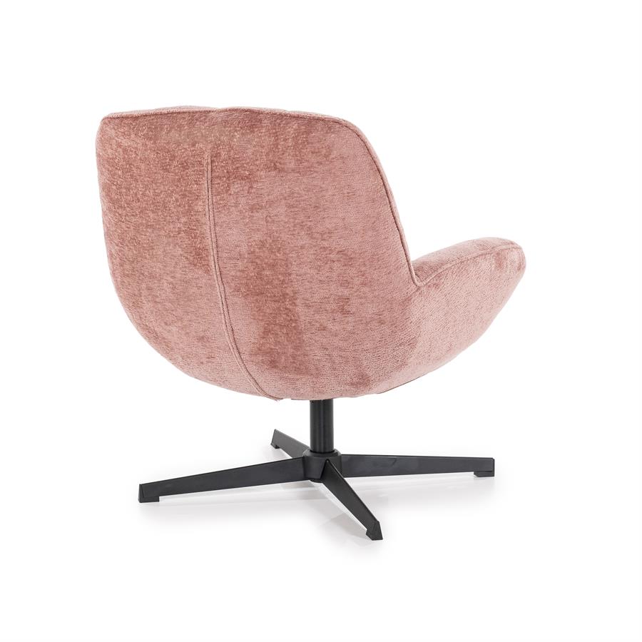 Fauteuil Derby | Draaibaar | Roze