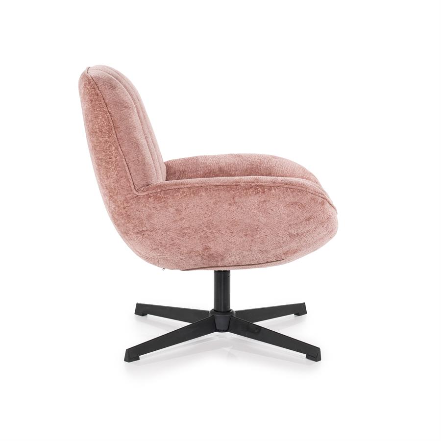 Fauteuil Derby | Draaibaar | Roze