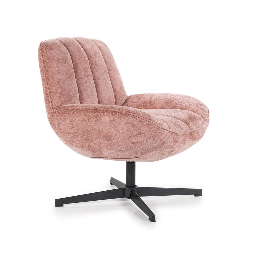 Fauteuil Derby | Draaibaar | Roze