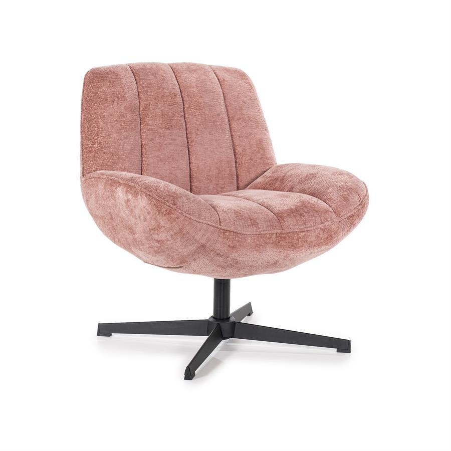 Fauteuil Derby | Draaibaar | Roze