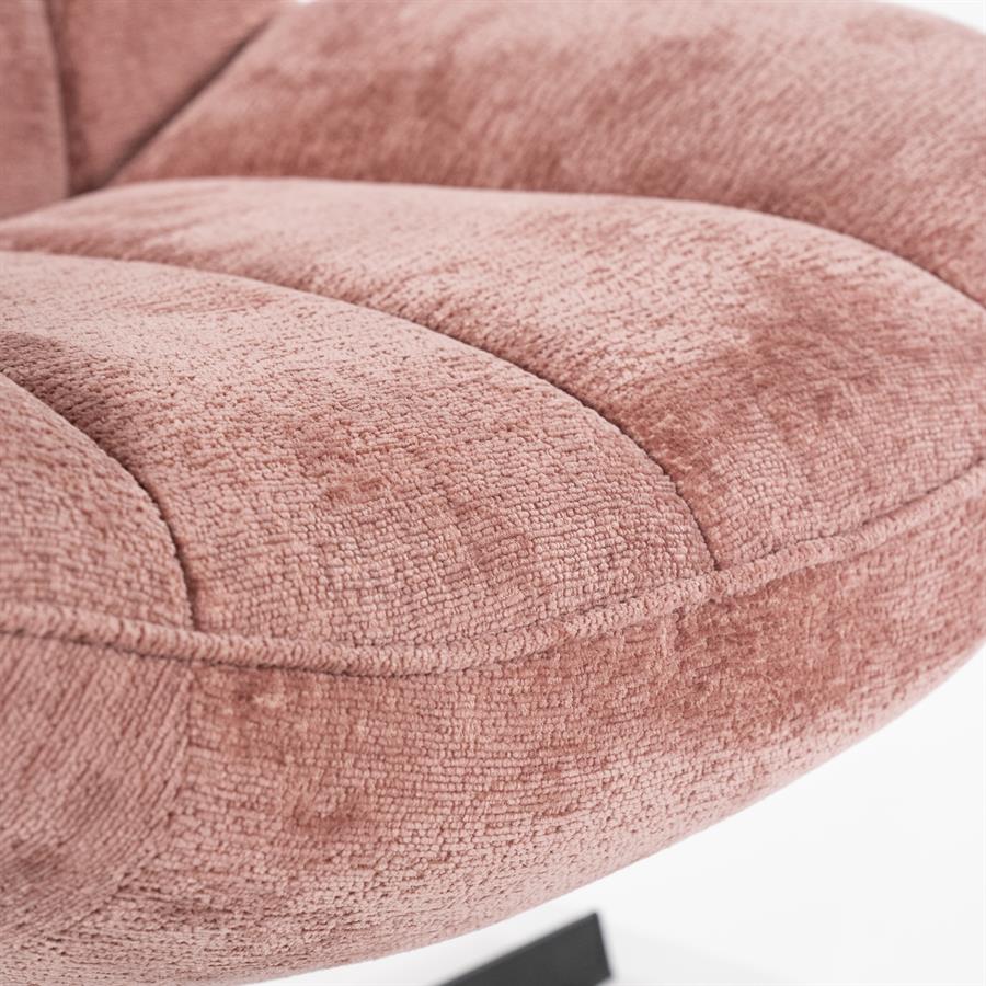 Fauteuil Derby | Draaibaar | Roze