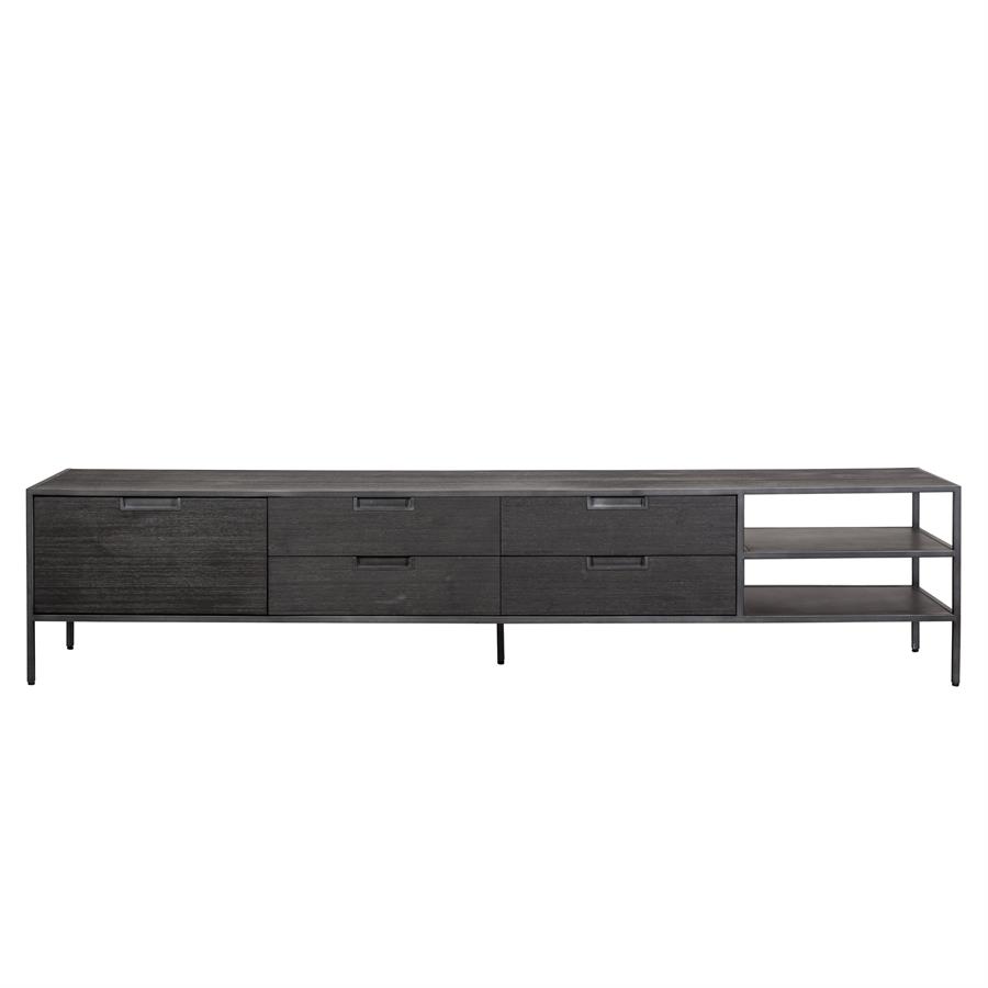 TV meubel Madison 210 cm | Zwart