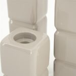 Kaarsenhouder Cube | Taupe