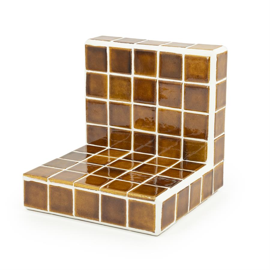 Wandplank Staxx | Mosterdgeel