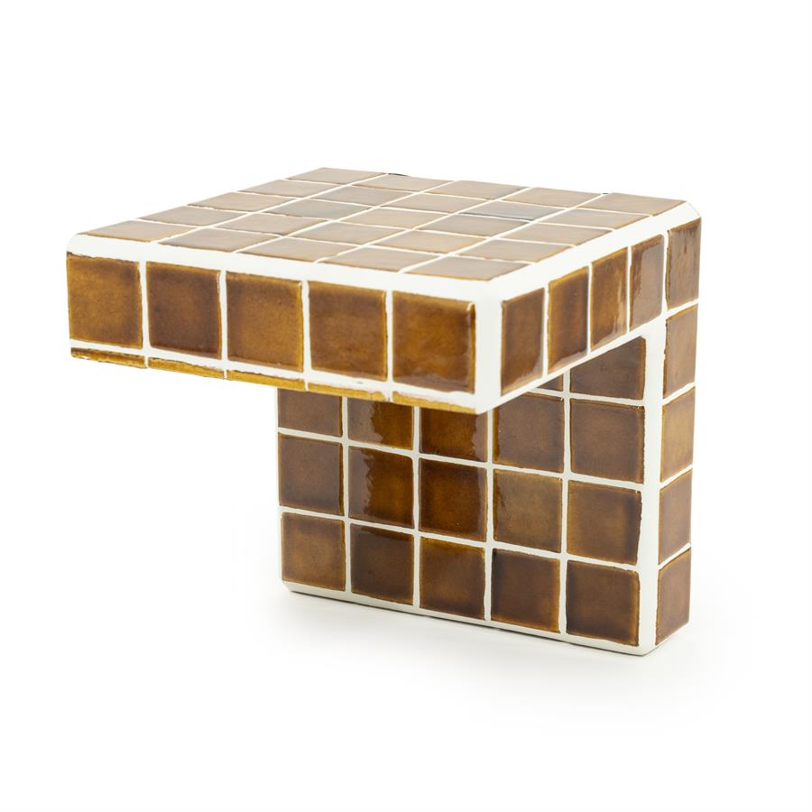 Wandplank Staxx | Mosterdgeel