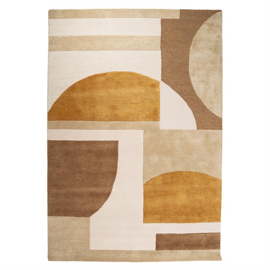 Vloerkleed Kazi 190×290 cm | Mosterdgeel