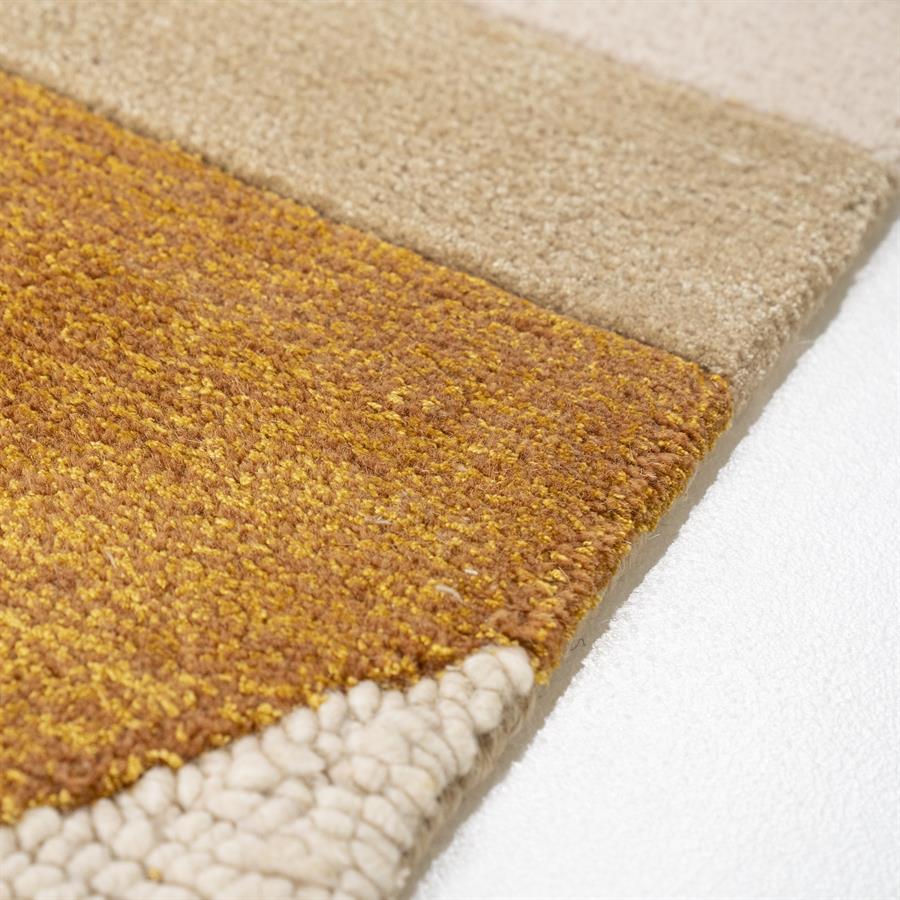 Vloerkleed Kazi 190×290 cm | Mosterdgeel