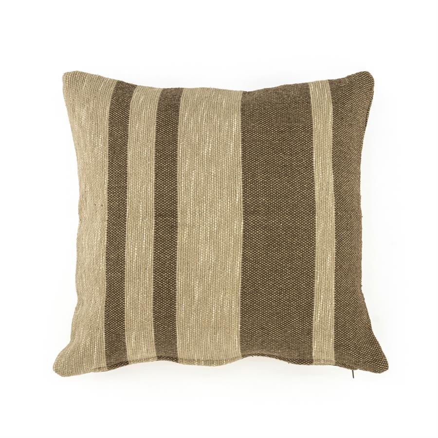 Woonkussen Linje 45×45 cm | Bruin