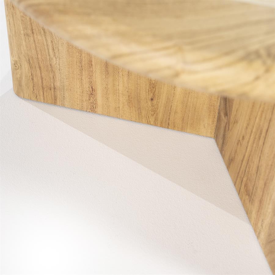 Salontafel Leoti Middel Crème | Natuurlijk