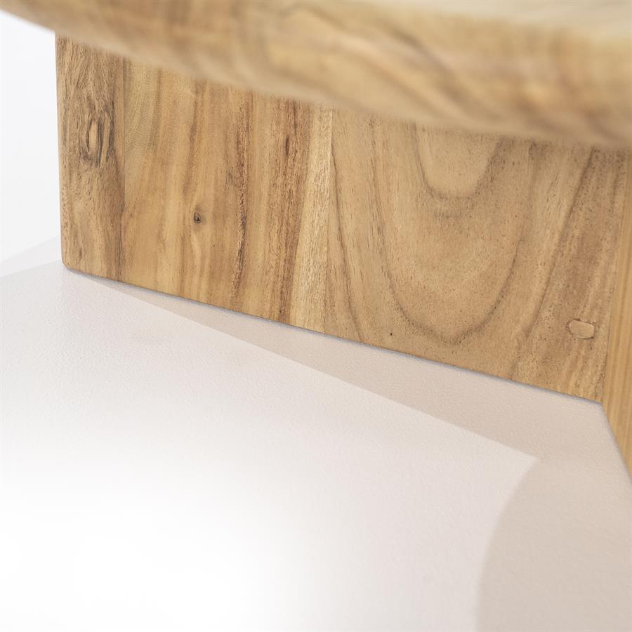 Salontafel Leoti Groot Crème | Natuurlijk