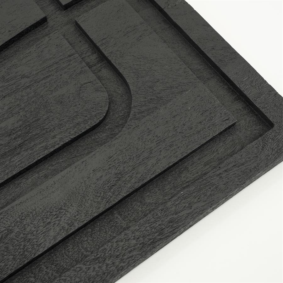 Wanddeco Kuzai | Zwart
